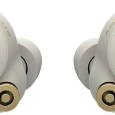 SONY True Wireless Noise Canceling In Ear Headphones Silver