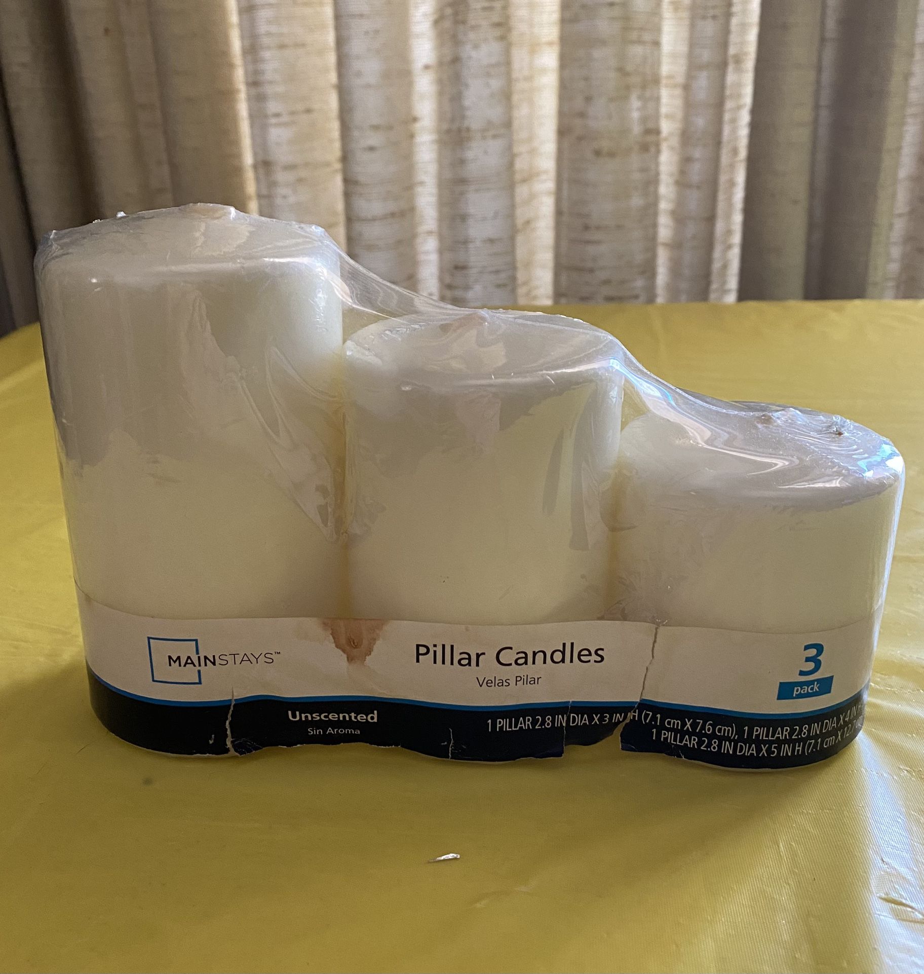3-ok Pillar Candles