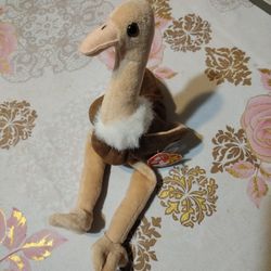 TY Beanie Baby Stretch The Ostrich