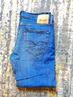 LEVIS Jeans 36 x 32 Blue 514 • No Tears 👖 