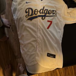 Dodger Jerseys Number 7 Siz Xl