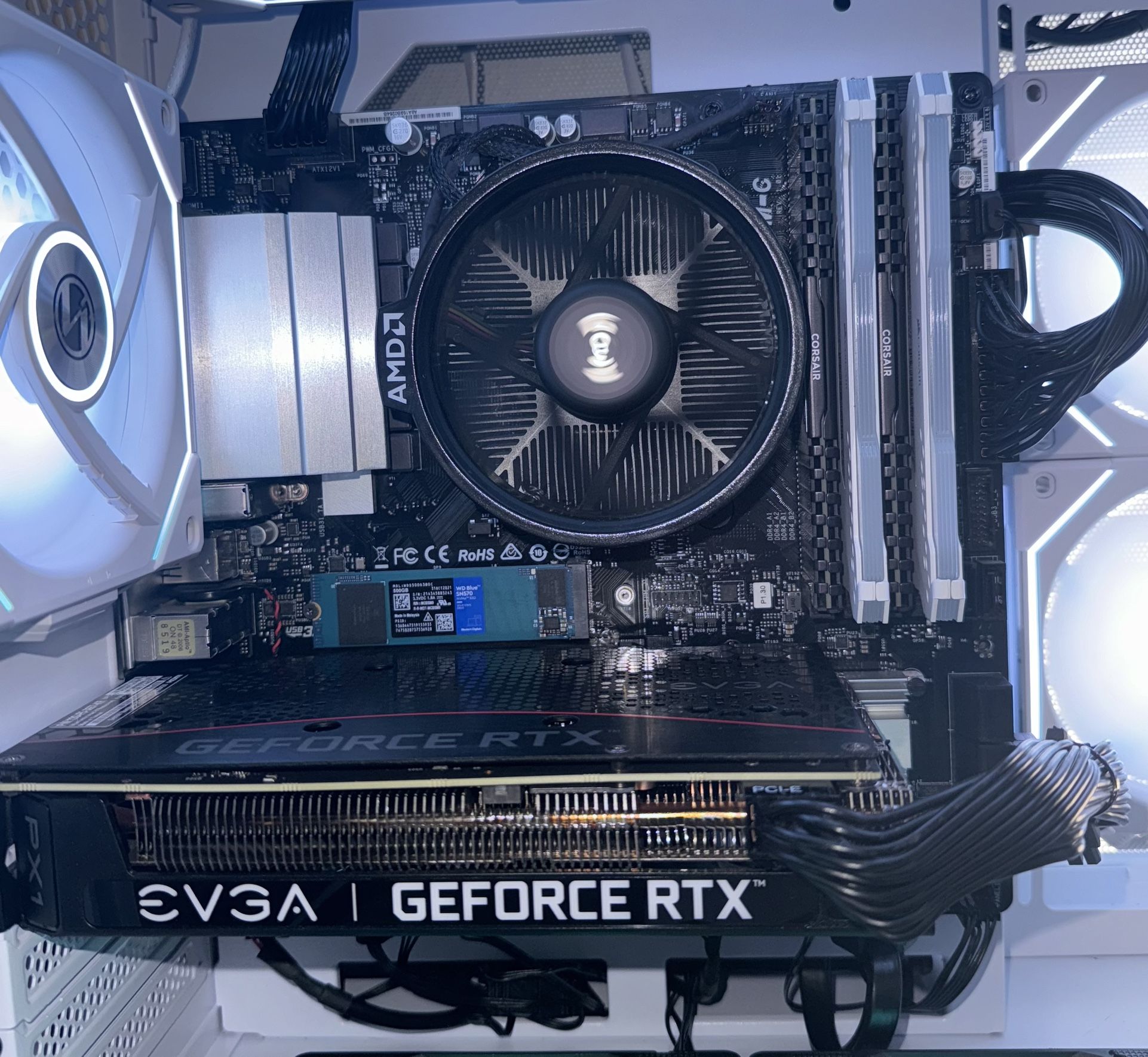 Asrock B550M-C, Ryzen 5 5600x, Corsair Vengeance Pro And Corsair Vengeance LPX