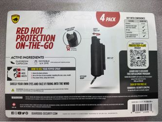 Gaurd dog peeper spray 2 pack