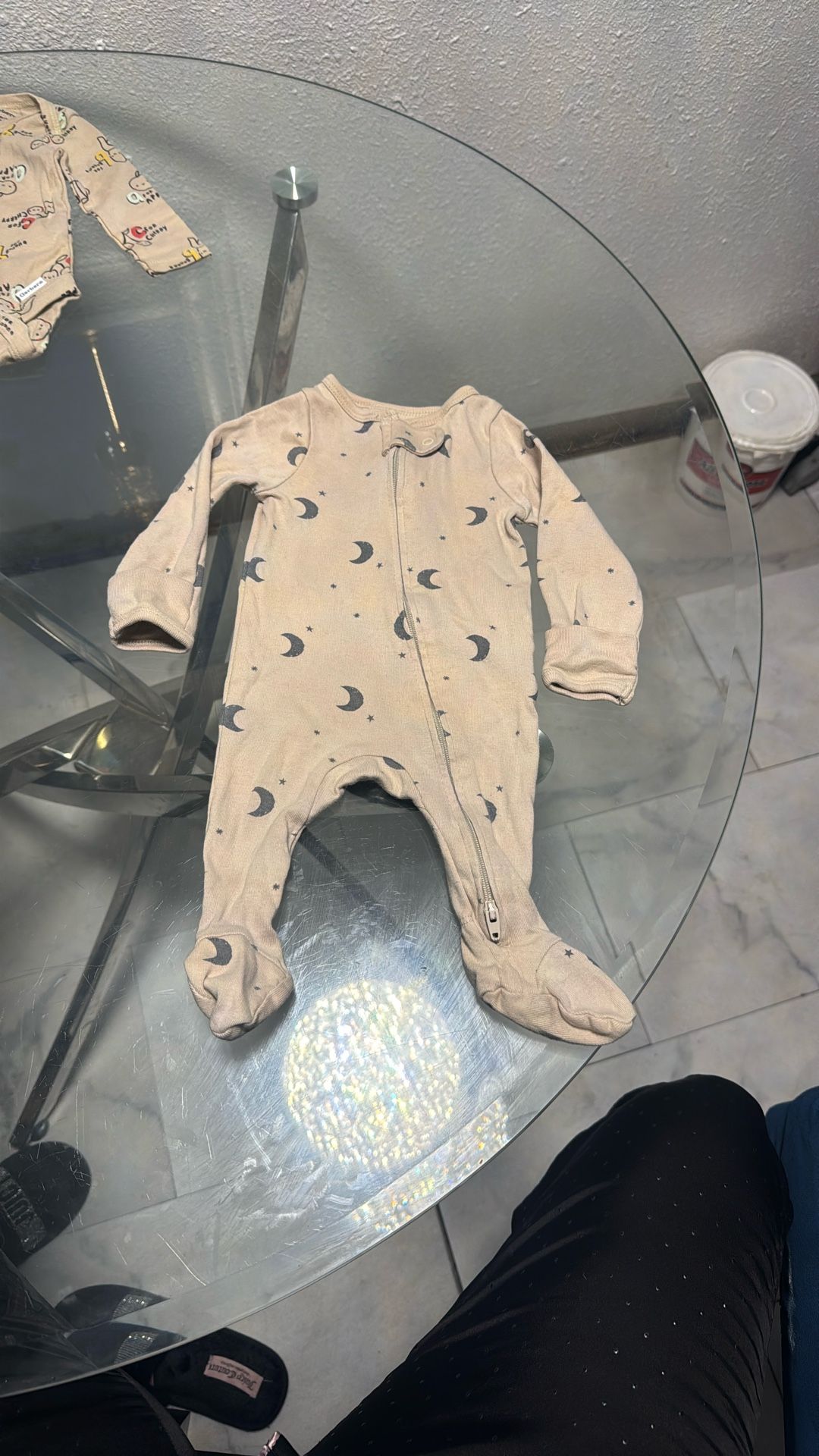 New Born Cloud Island Sipper Onesie New $2