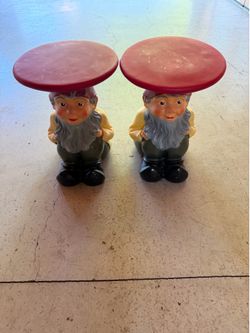 Pair of Authentic Kartell Napoleon Gnome Stools / Side Tables by Philippe Starck