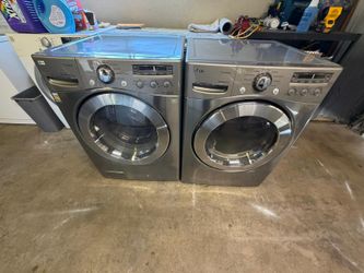 Set of washer and electric dryer LG everything working perfect condition 👌