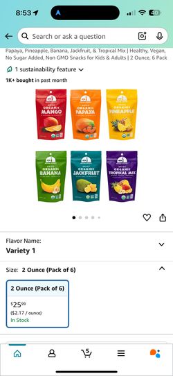 Mavuno Harvest Organic Dried Fruit Variety Pack