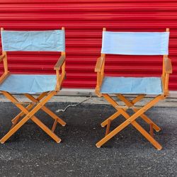Classic Folding Director Chairs 