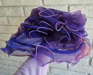 2 New Kentucky Derby Hats Purple & Wine