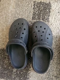 Crocs platform black