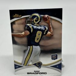 SAM BRADFORD 2010 Topps Finest ROOKIE Card #125 St. Louis Rams