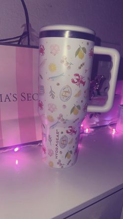 Hydrapeak Cute Summer Tumbler w/ Handle (Fruit & Beach Design) 🌸🍋