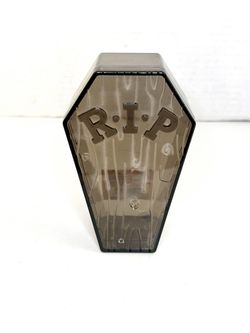 Vintage 2002 MSI Plastic Halloween “RIP” Coffin