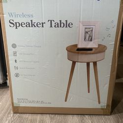 iHip Wireless Round Multifunctional Portable Coffee Table