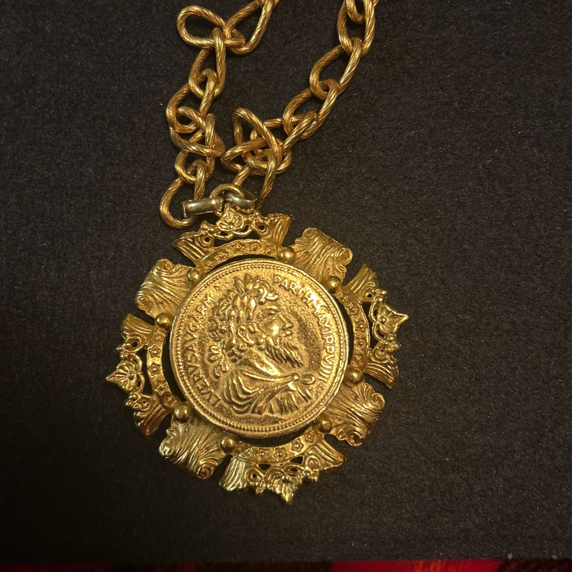 Napier Ancient Roman Coin Pendant Necklace