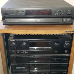 KENWOOD EQUIPMENT AND CABINET 