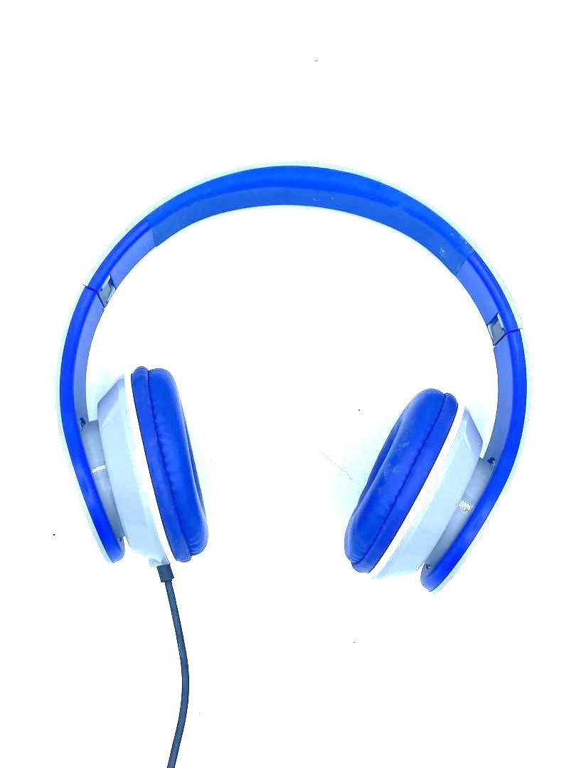 Wired Headphones 3.5mm foldable Blue/ Light gray