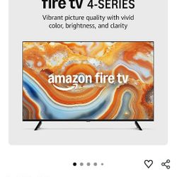 Brand-new 55" Fire Tv. Too Big For My RV 