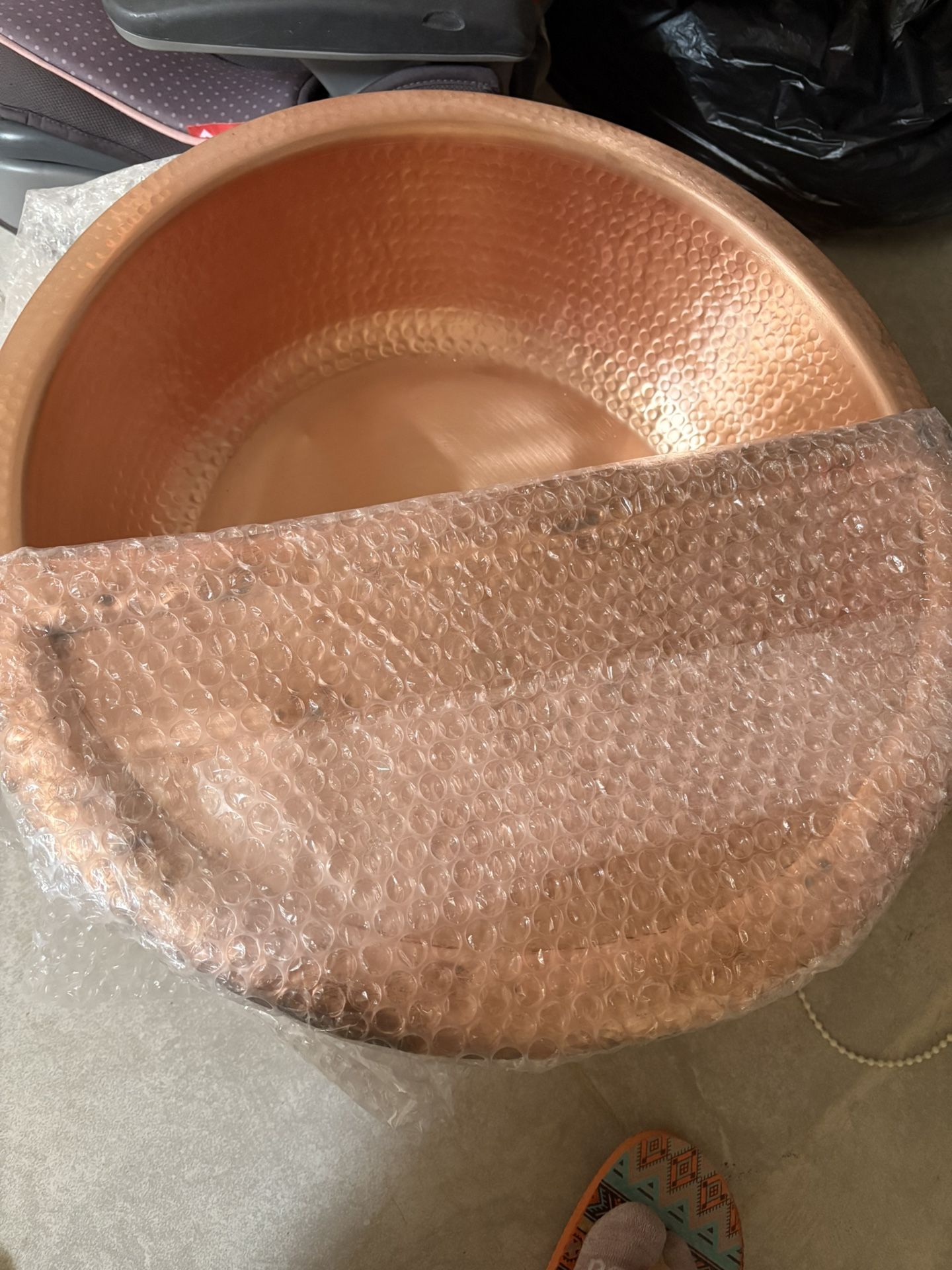 Pedicure Cooper Bowl With Footrest