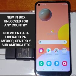 SAMSUNG GALAXY A11 4GLTE 32GB ANDROID NEW IN BOX UNLOCKED FOR T-MOBILE METRO TELCEL MEXICO TIGO CLARO MOVISTAR BELIZE AFRICA LYCA MINT A03s A10e A01 