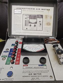 Colactble Anemotherm Air Meter