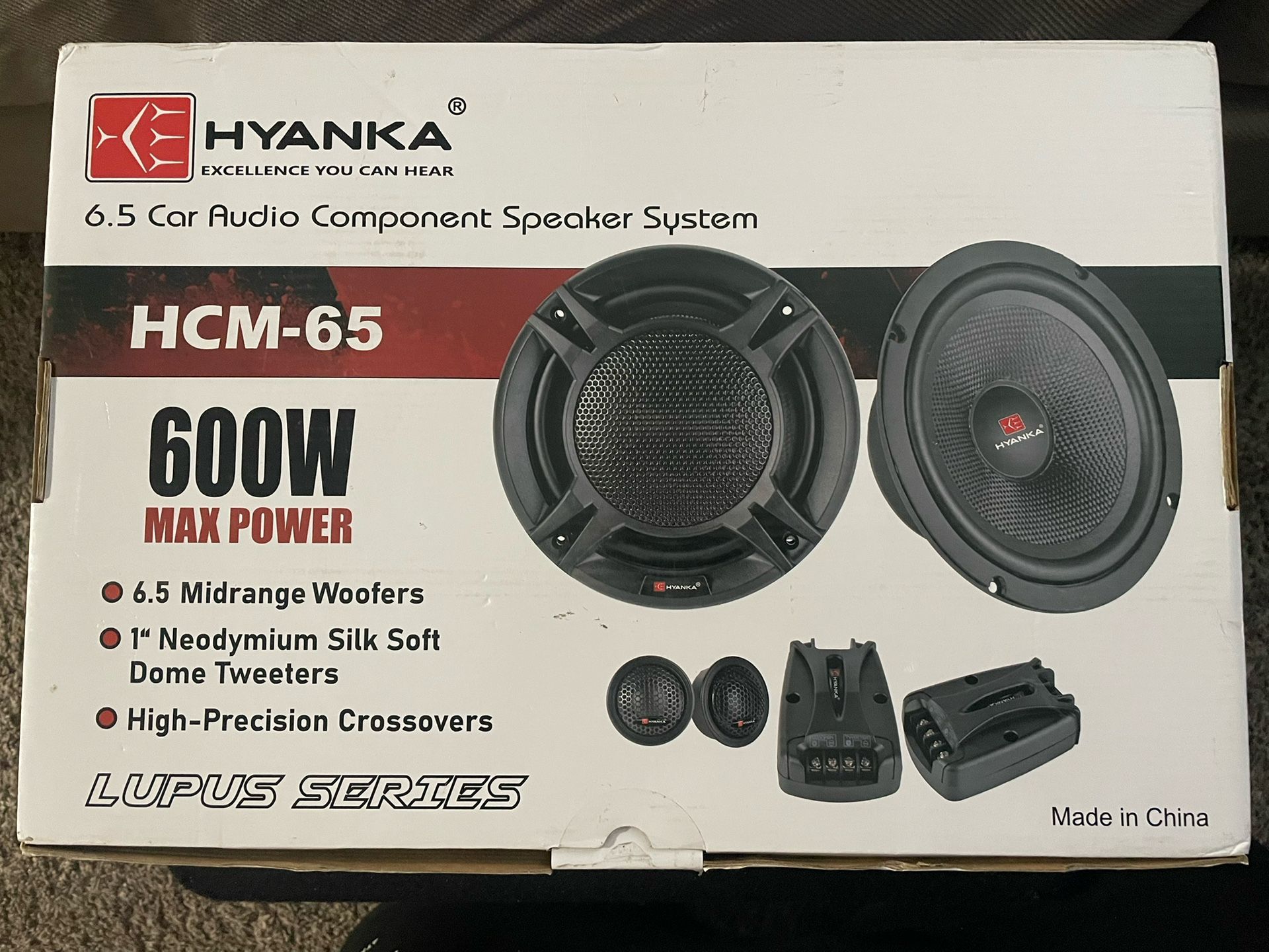 Hyanka Speakers, Tweeters, Crossovers & Bass Blockers 