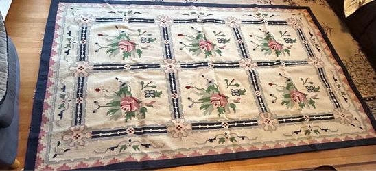 Rug Vintage Dhurrie