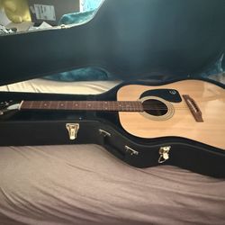 Epiphone Acoustic Guitar and Hard Case