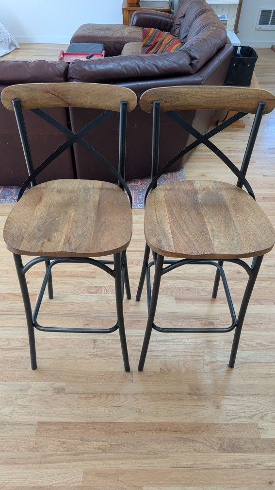 2 Pier 1 Stools