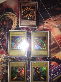 Yugioh Exodia the forbidden one ORIGINAL SET