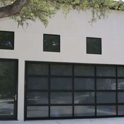 Glass Residential Garage doors 