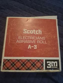 Scotch A-3 Electricians Abrasive Roll, used for a simple job and have no use for it