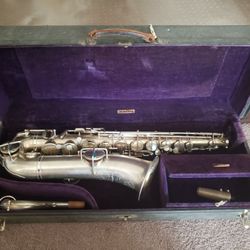 Wurlitzer Vintage C-Melody Saxophone Completely Restored With Brand New Pads.