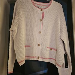 New womans Nicole Miller NY size 3x cardigan (100%cotton)
