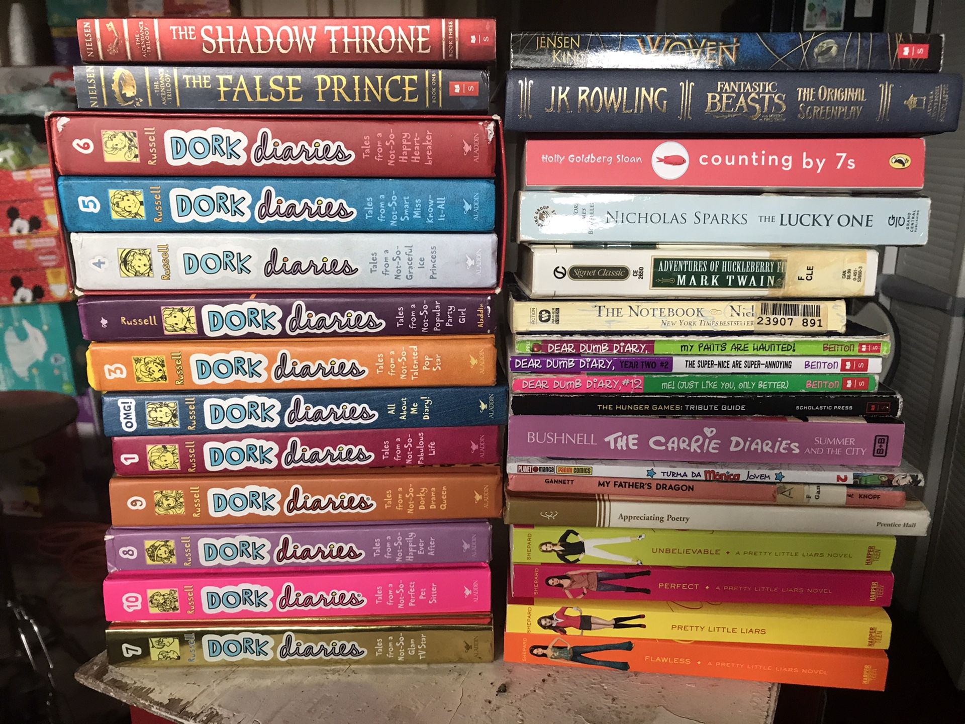 Books collection (girls)