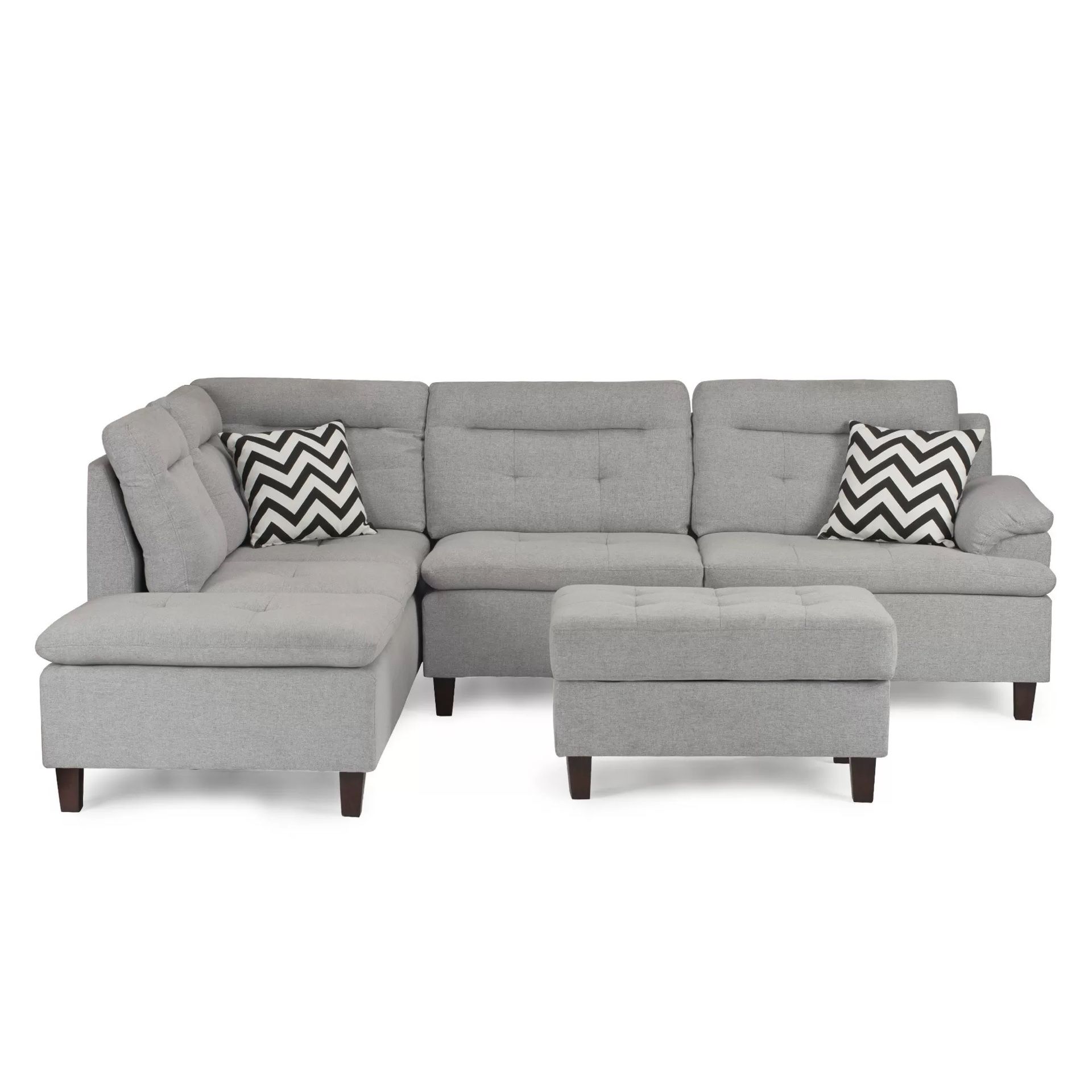 Sectional Sofa With Storage Ottoman $499