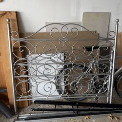 Queen bed frame  with head board