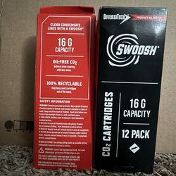 Swoosh 16G C02 Cartridges 