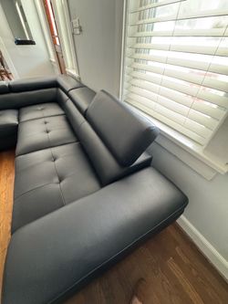 Leather couch