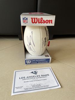 Brandin Cooks Autograph Football