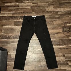  Calvin Klein Men's Slim Fit Jeans Boston Blue/Black, Size 33x30