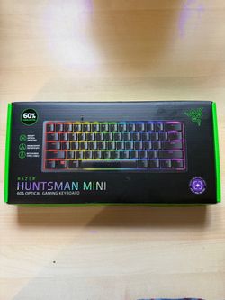 Razer Huntsman Mini Keyboard 60% Purple Clicky Switches