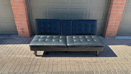 Dorel home products futon couch with cupholder