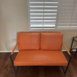 Orange Modern Couch