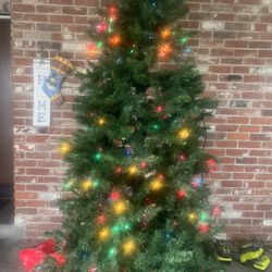 Christmas Tree 7 1/2 Feet Tall Nice