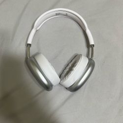 White Bluetooth Headphones
