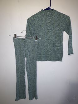 Girls Zara Green Set Size 7