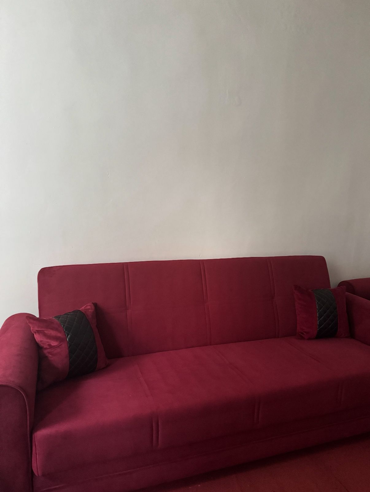 Bed Sofa (red Color) Like New