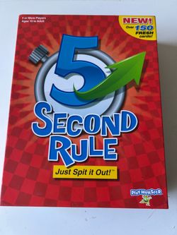 Second Rule" board game like new