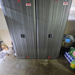 Suncast Commercial
30 in. W x 72 in. H x 20 in. D Plastic Freestanding Garage Cabinet in Slate